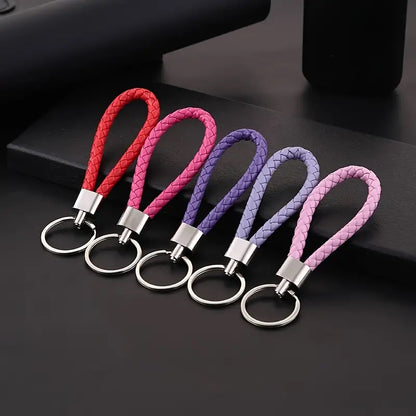 PU Leather Lanyard Keychain
