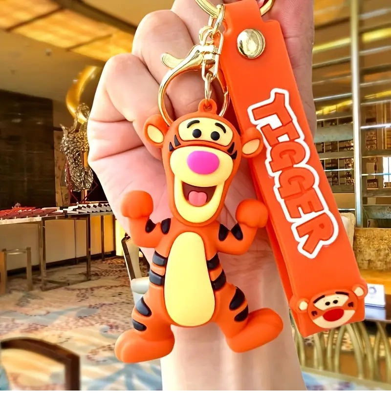 PVC Cartoon Keychain Disney Winnie The Pooh & Friends