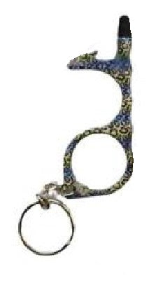 No Touch Styles Keychain Animal Print