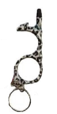 No Touch Styles Keychain Animal Print