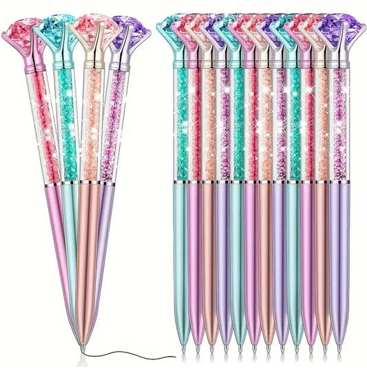 Ink Pen Big Crystal Diamond Bling