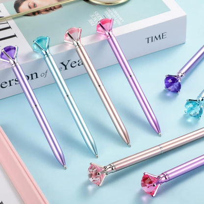 Ink Pen Big Crystal Diamond Bling