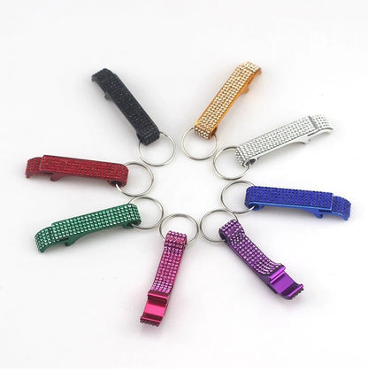 Bottle Opener Keychain Bling