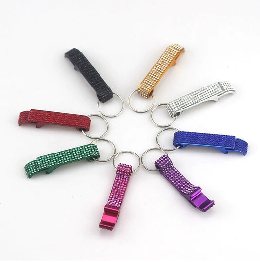 Bottle Opener Keychain Bling