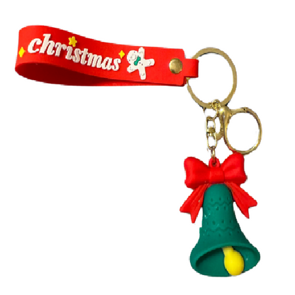 Christmas Cartoon Silicone Keychain