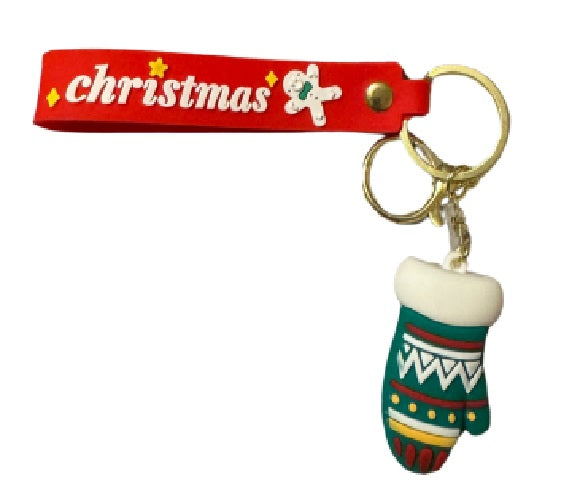 Christmas Cartoon Silicone Keychain