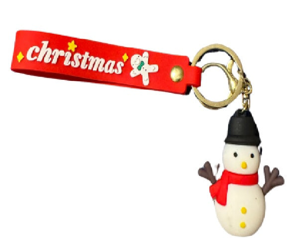 Christmas Cartoon Silicone Keychain