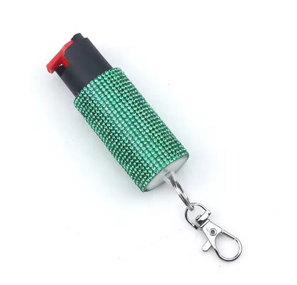 Pepper Spray Keychain Bling