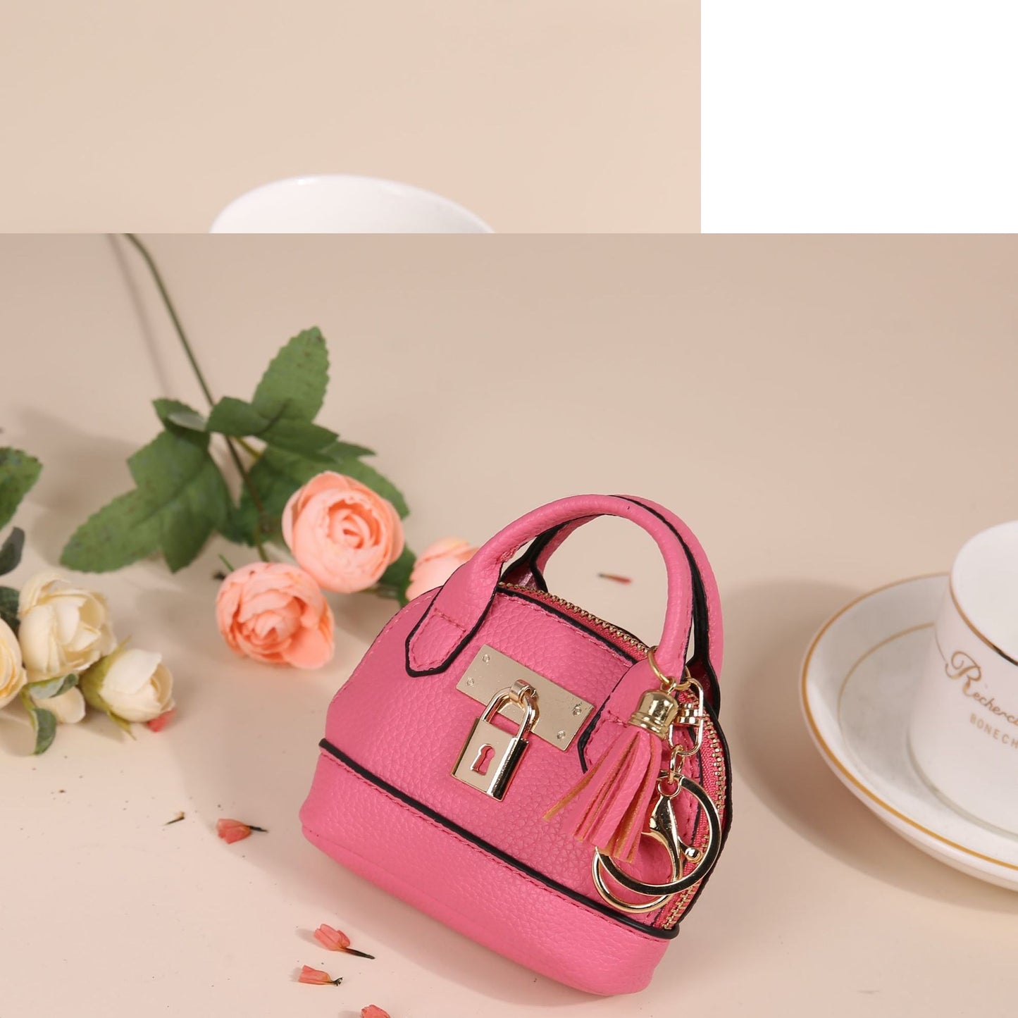 Coin Purse Mini Tote Bag Keychain