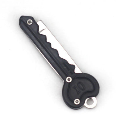 Discrete Key Knife Heart Keychain