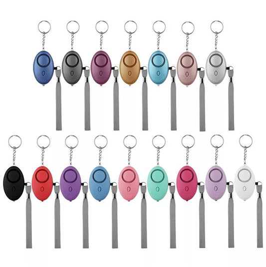 Emergency Alarm Flashlight Keychain