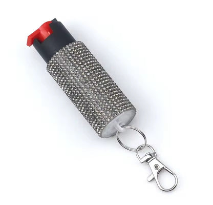 Pepper Spray Keychain Bling