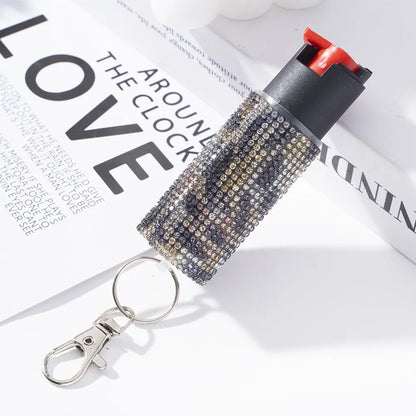Pepper Spray Keychain Bling