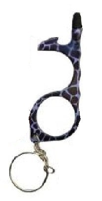 No Touch Styles Keychain Animal Print