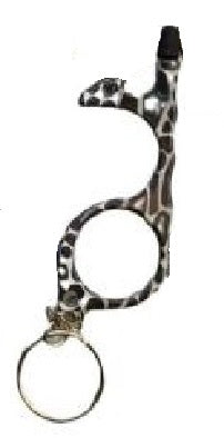 No Touch Styles Keychain Animal Print