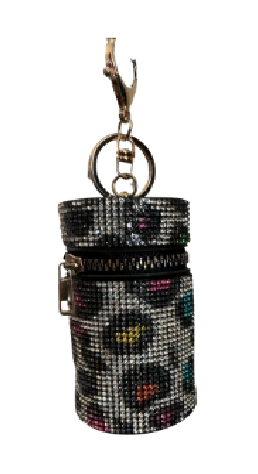 Coin Purse Or Rhinestone Lipstick Bucket Bag Keychain