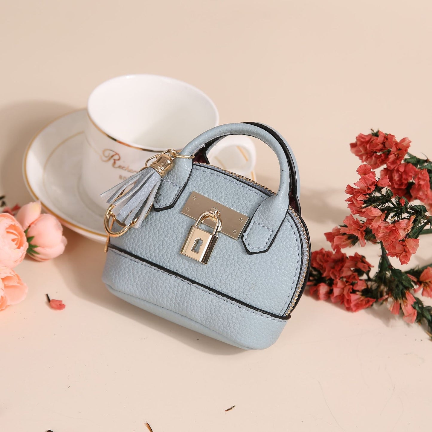 Coin Purse Mini Tote Bag Keychain