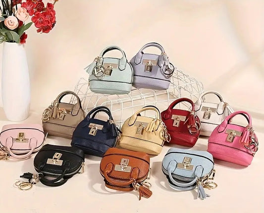 Coin Purse Mini Tote Bag Keychain