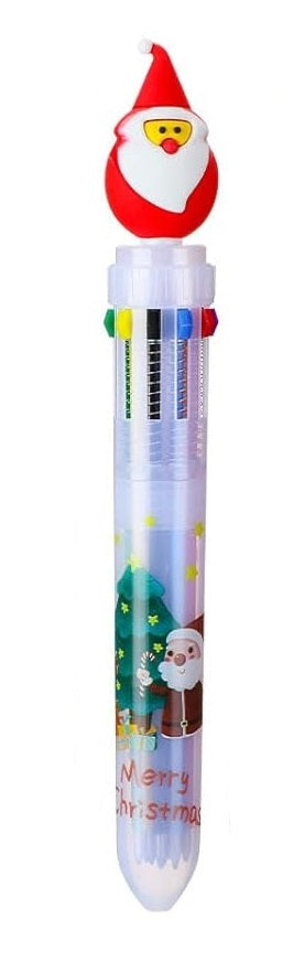 Festive Christmas Multicolor Ballpoint Pens