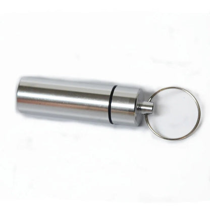 Mini Pill Bottle Keychain