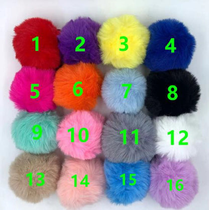 Pom Poms Keychain