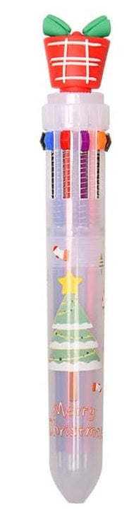 Festive Christmas Multicolor Ballpoint Pens