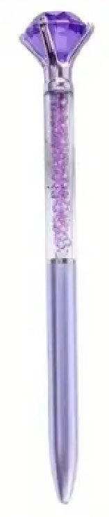 Ink Pen Big Crystal Diamond Bling