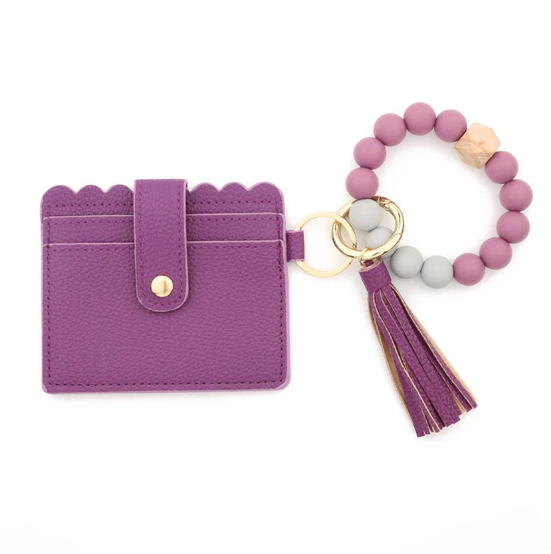 Wallet Card Holder Keychain