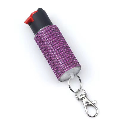 Pepper Spray Keychain Bling