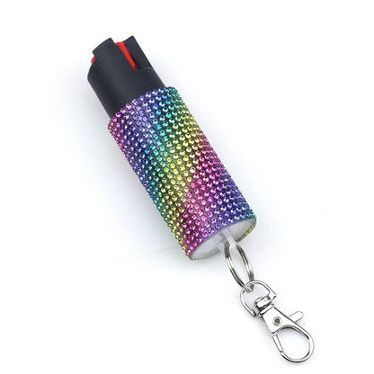 Pepper Spray Keychain Bling