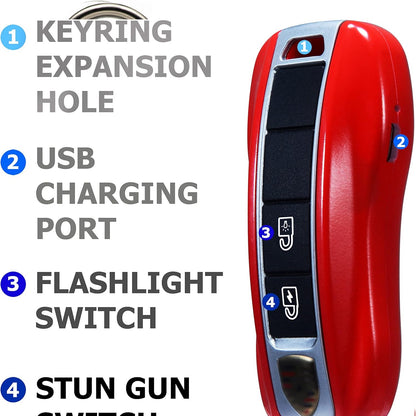 Stun Gun Key Fob keychain