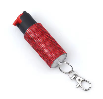 Pepper Spray Keychain Bling