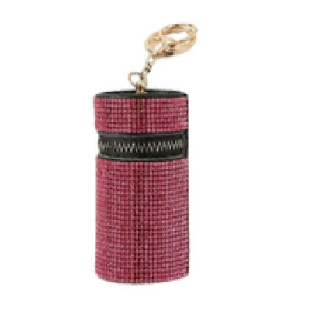 Coin Purse Or Rhinestone Lipstick Bucket Bag Keychain