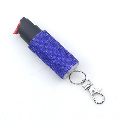 Pepper Spray Keychain Bling
