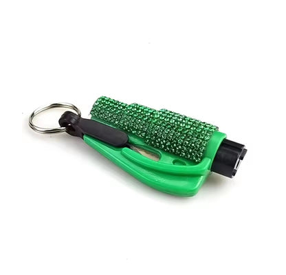 Emergency Car Escape Tool 2-in-1 Seatbelt Cutter & Window Bricker Bling