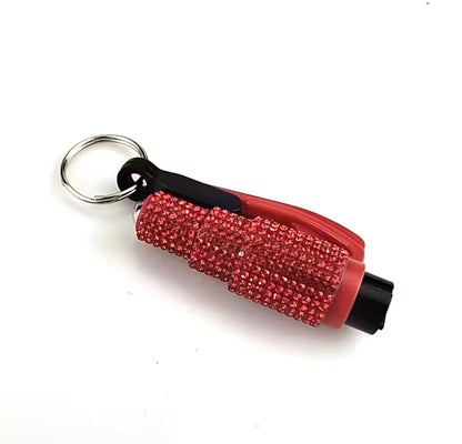 Emergency Car Escape Tool 2-in-1 Seatbelt Cutter & Window Bricker Bling