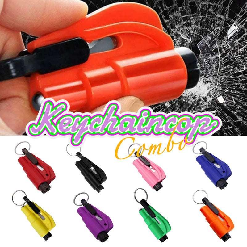 Emergency Car Escape Tool 2-in-1 Seatbelt Cutter & Window Backer