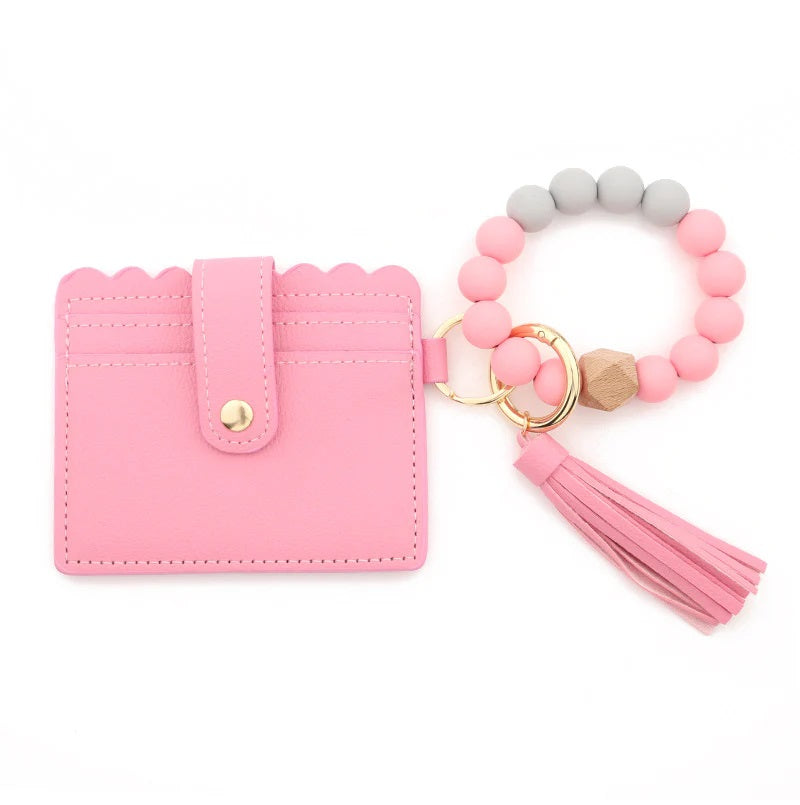 Wallet Card Holder Keychain