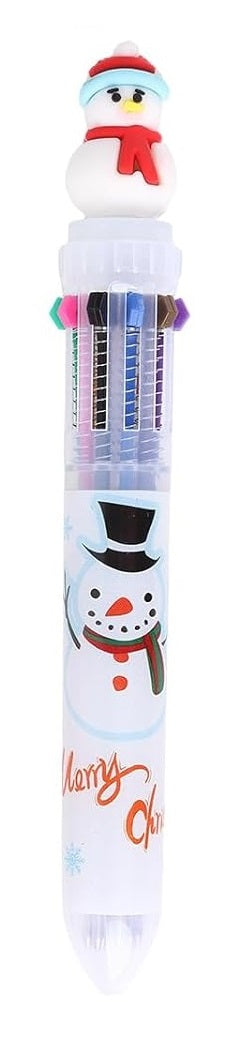 Festive Christmas Multicolor Ballpoint Pens