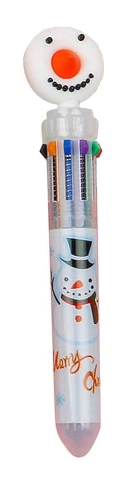 Festive Christmas Multicolor Ballpoint Pens