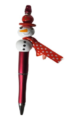 Christmas Snowman Themed Ballpoint Pen