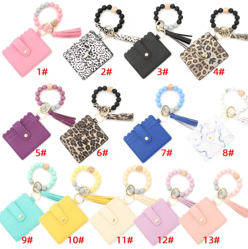 Wallet Card Holder Keychain