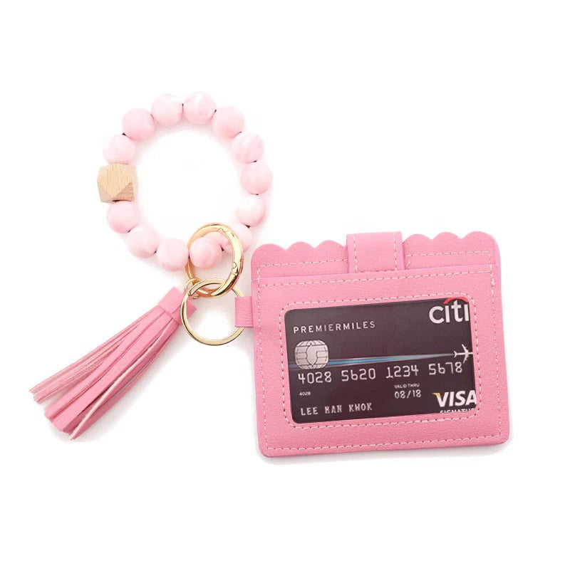 Wallet Card Holder Keychain
