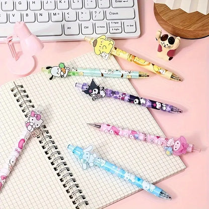 Ink Pen Cartoon Character Gel Pens Sanrio Series Acrylic Press Pens