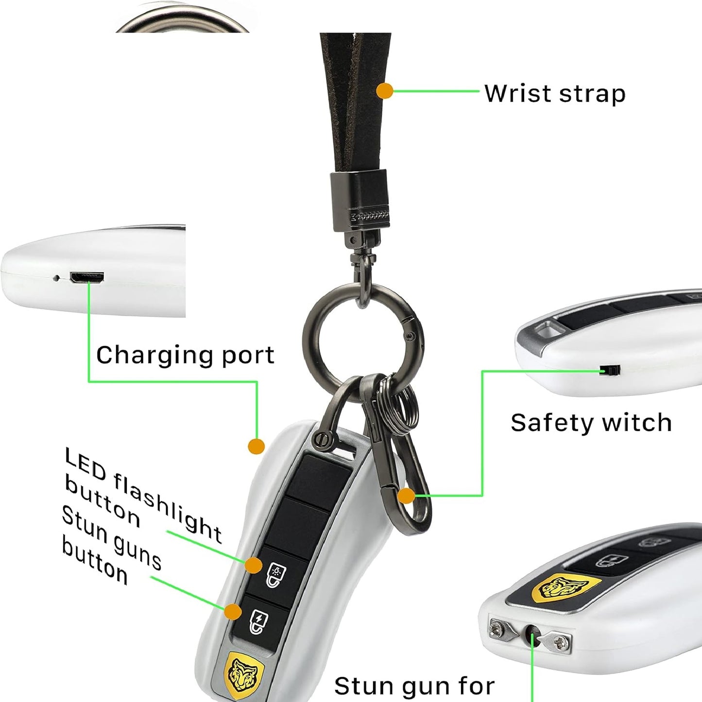 Stun Gun Key Fob keychain
