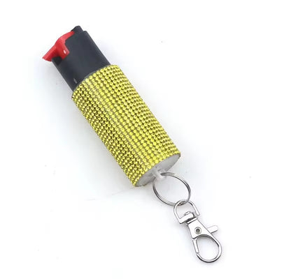 Pepper Spray Keychain Bling